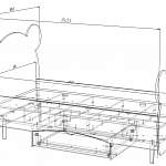 Чертеж Кровать Банни 11 BMS