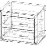 Схема сборки Тумба прикроватная Модерн 6033 BMS