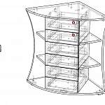 Чертеж Тумба Уилл 5 BMS