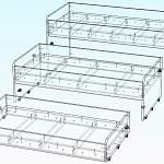 Схема сборки Трехъярусная кровать Рент 1 BMS