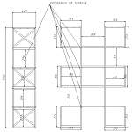 Схема сборки Стеллаж Жером 6 BMS
