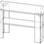 Чертеж Журнальный столик Бестселлер BMS