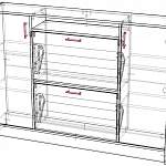 Схема сборки Тумба для обуви Вайт 1.4 BMS