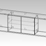 Схема сборки Тумба под ТВ подвесная Лори №18 BMS